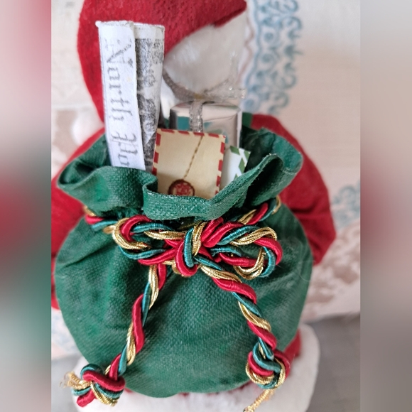 Vintage Santa Claus 1998 Composite 1960s Style Collectible 10" Holiday Figurine - Picture 9 of 14